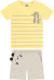 Conjunto Camiseta e Bermuda Gato-listras - comprar online