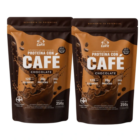 Pack x2 Cofit - Café con proteína (250gr)