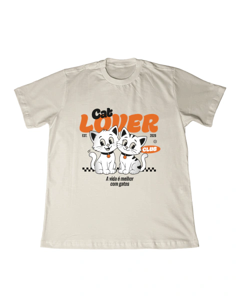 Camiseta T-Shirt Cat Lover