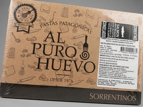 Sorrentinos de Salmón Ahumado Al Puro Huevo 12 u