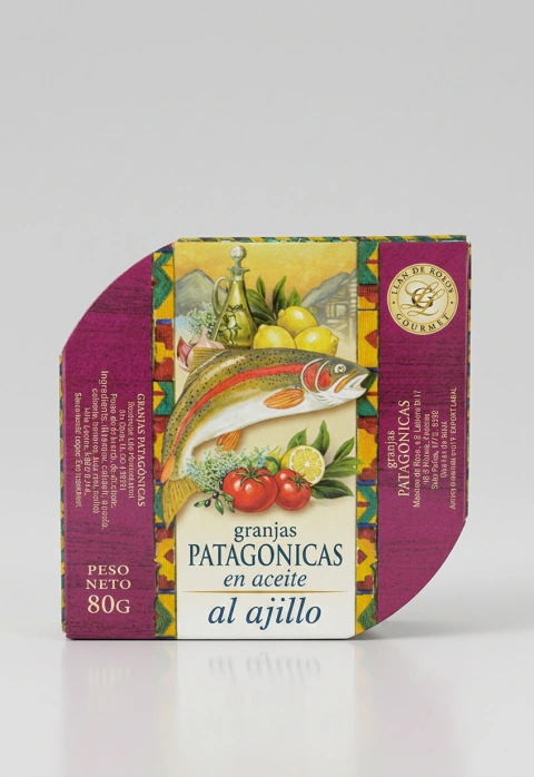 Trucha en Aceite al Ajillo Granjas Patagónicas 80 g