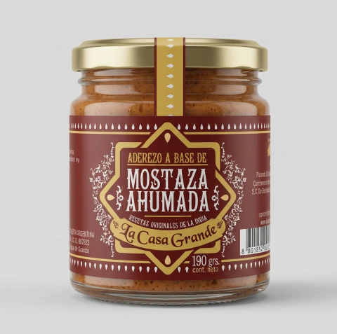 Mostaza Ahumada La Casa Grande 190 g