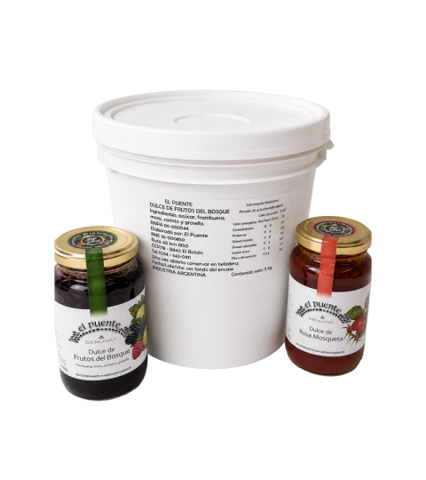 Dulce de Frutos del Bosque Dulcería El Puente 5 kg