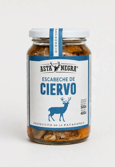 Escabeche de Ciervo Asta Negra 500 g