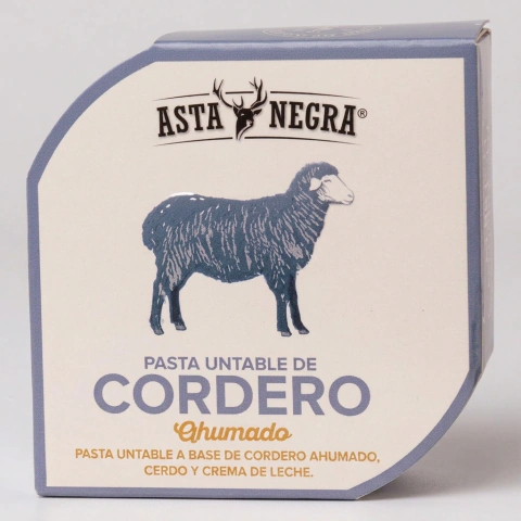Pasta Untable de Cordero Ahumado Asta Negra 80 g