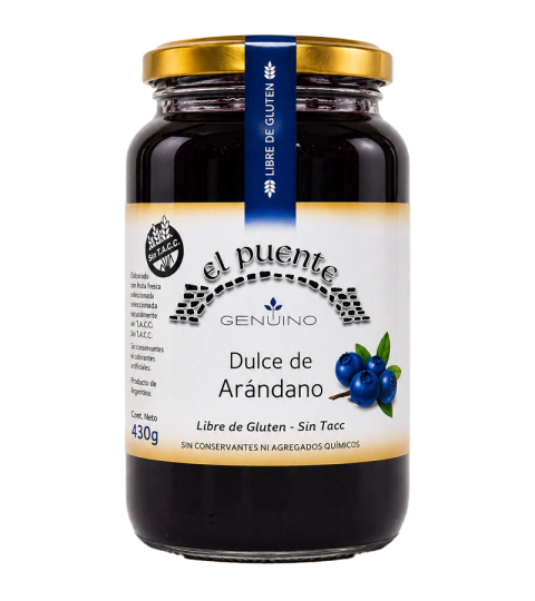 Dulce de Arándano Dulcería El Puente 430 cc
