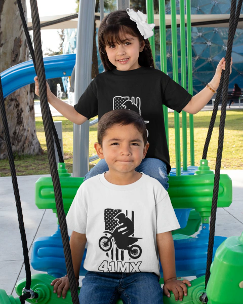 Camiseta Classic Infantil 41MX -Estampada-100% Algodão – Casual e Esportiva, Várias Cores - 00092