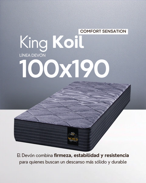Colchón King Koil Devón 100x190cm