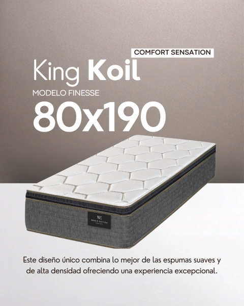 Colchón King Koil Finesse 80x190cm
