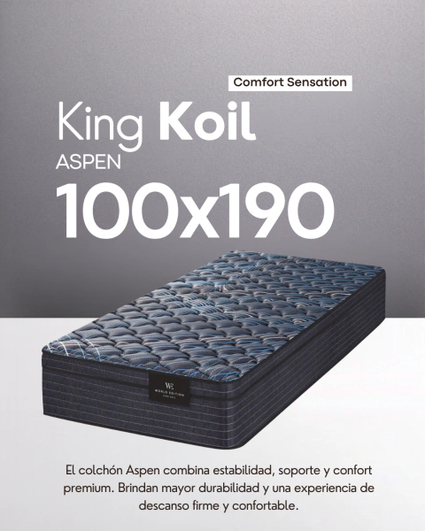 Colchón King Koil Aspen 100x190cm