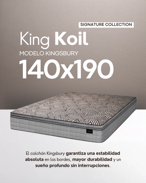 Colchón King Koil Kingsbury 140x190cm