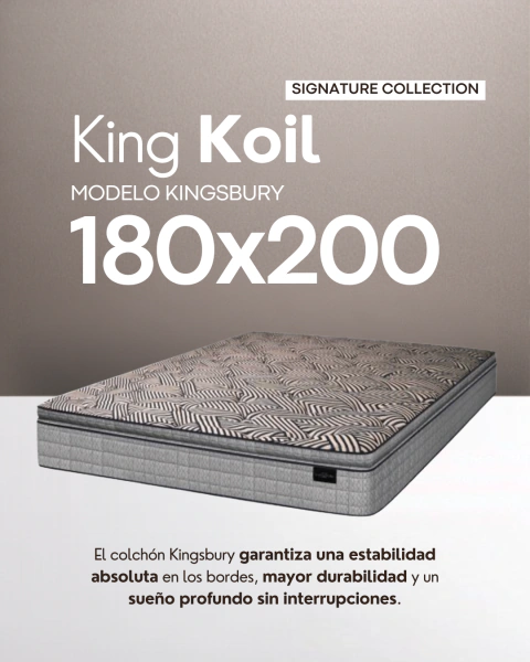 Colchón King Koil Kingsbury 180x200cm