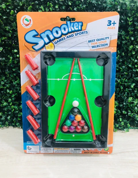 POOL MINI BLISTER SNOOKER 32X22CM (F-00424A)