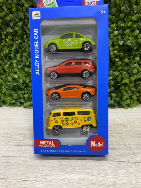 AUTO COLECCION X 4 METAL CAJA MODEL F-01246