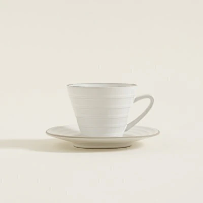 SET TAZA C/PLATO X6 JINAN 220ML EN CAJA NEGRA 0511475