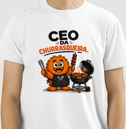 Camiseta Básica - CEO de Churrasqueira