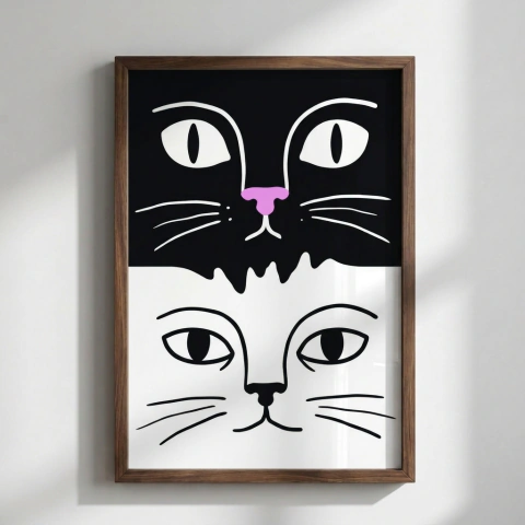 B&W Cat