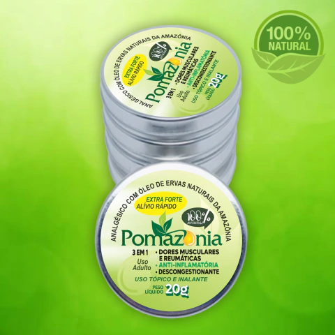 Pomazonia Lata 20g -Kit Revenda 1 - 12 Unidades