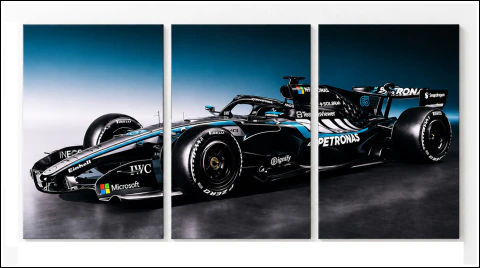 Set de 3 Cuadros | F1 Mercedes