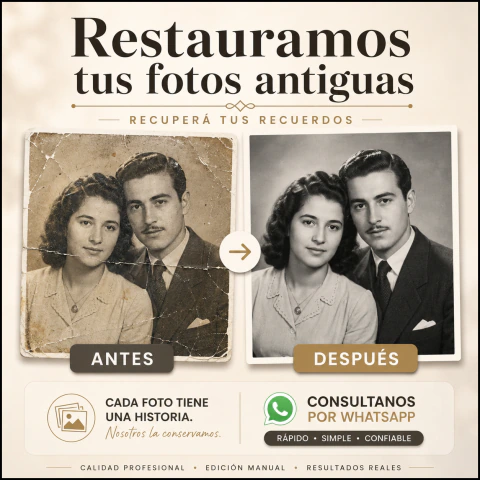 Restauracion de Fotos antiguas