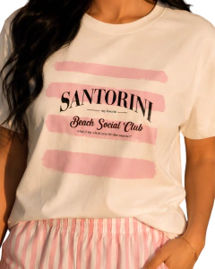 Camiseta Feminina T-Shirt Slim Santorini 100% Algodão na internet