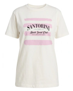 Camiseta Feminina T-Shirt Slim Santorini 100% Algodão - comprar online