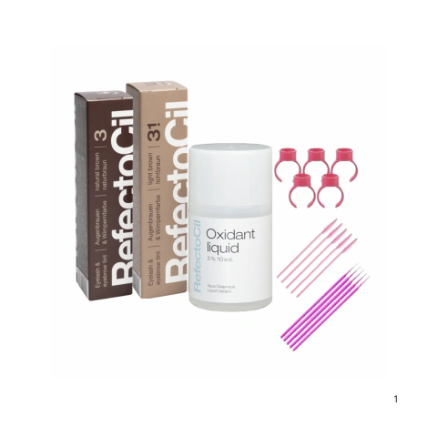 Kit Refectocil 2 Tintas + 1 Oxidante Nº3 e Nº3.1 15 ml Cada