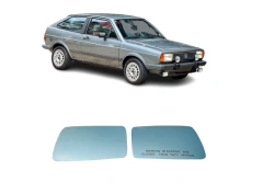PAR VIDRO LENTE RETROVISOR AZUL GOL 84/86 VOYAGE PARATI