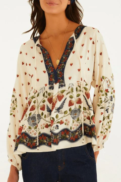 Blusa Sonho de Morango - Farm Rio