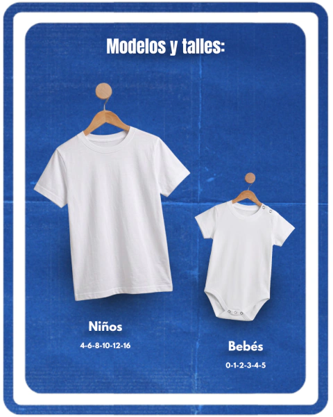 Prenda Personalizada para bebés y niñ | Elegí tu frase