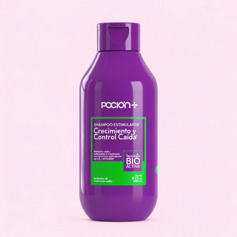 Shampoo Crecimiento y Control Caída La Poción para fortalecer el cabello, ayudar a reducir la caída por quiebre y favorecer un crecimiento saludable.