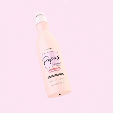 Repair Therapy Tratamiento Cuidado Intensivo Prokpil disponible en 150 ml y 300 ml para reparar, fortalecer e hidratar el cabello dañado.