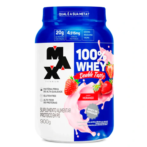 100% Whey Double Tasty - 900g MAX Titanium