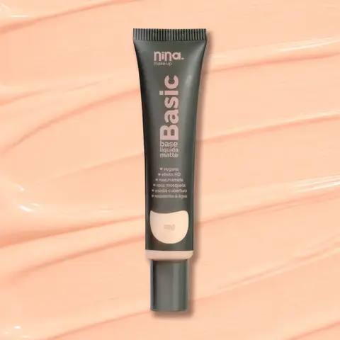 NINA MAKEUP | Base Liquida Matte Basic - loja online