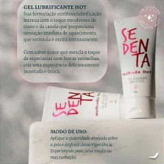 Sedenta molhada hot gel deslizante com glitter - comprar online