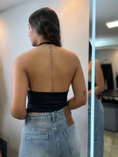 CROPPED PRETO INFINITY - comprar online