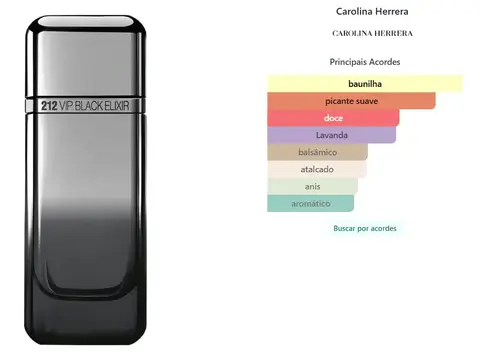 Carolina Herrera 212 Vip Black Elixir EDP 100ml Masculino