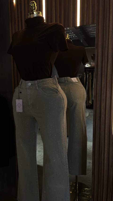 PANTALÓN DE MEZCLILLA GLITTER