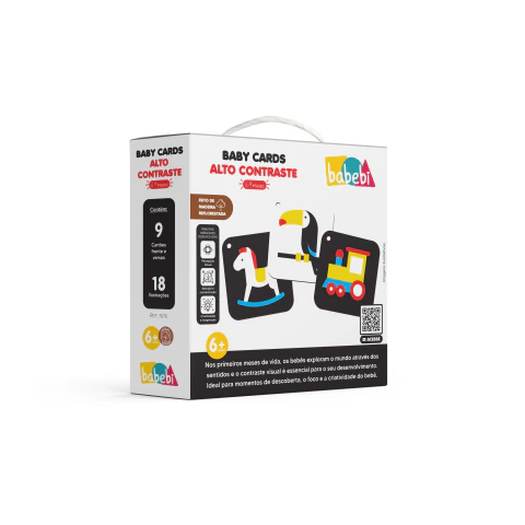 Baby Cards - Alto Contraste 6 a 9 Meses - Babebi