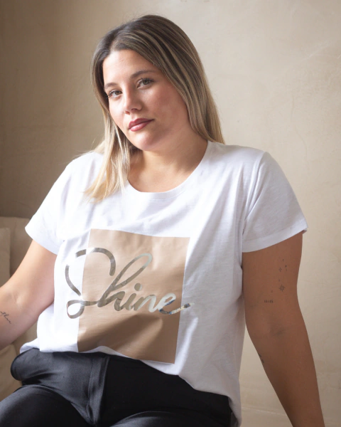 Remera Shine - Blanca