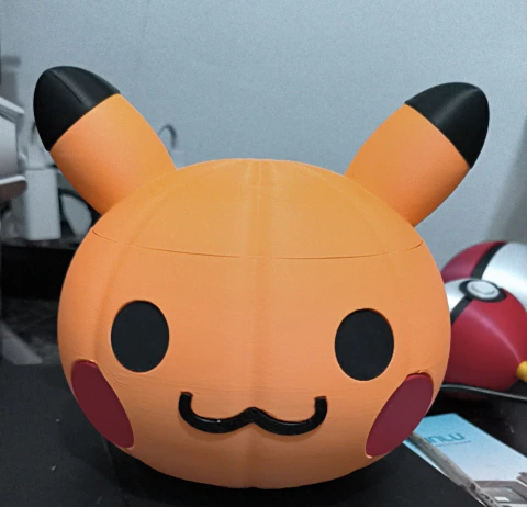 Tijela de Doces Halloween Pikachu