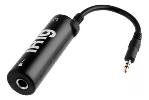 Interfaz De Guitarra Irig Para Interfaz De Teléfono, Guitarra Y Audio, Color Negro