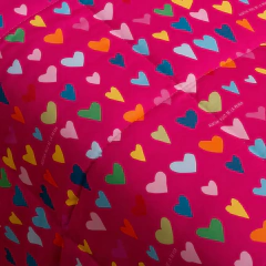ACOLCHADO DOBLE FAZ - TWIN - CORAZONES en internet