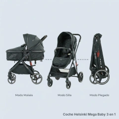COCHE HELSINKI 3 en 1 - Comelli Comercial