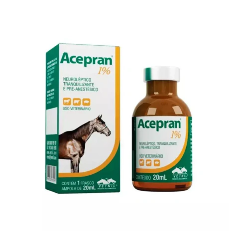 Acepran 1% 20 ML ( Venda com Retenção de Receita Veterinária)
