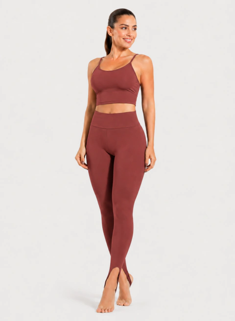 Calça Legging Feminina Pezinho Cintura Alta - comprar online