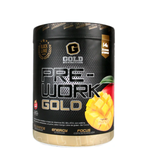 GOLD NUTRITION - PRE WORK MANGO 280 GRS