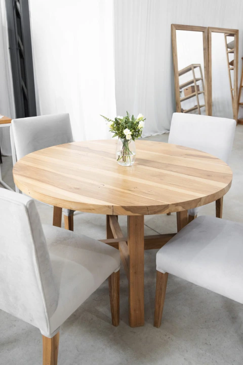 Mesa comedor cruz redondo