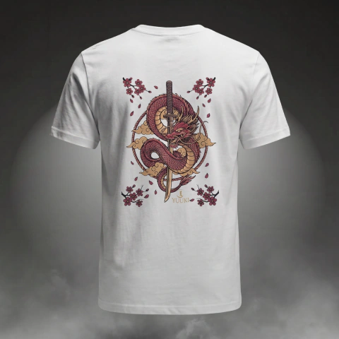 Camiseta Ryu: Ascension – Estampa Costas - comprar online