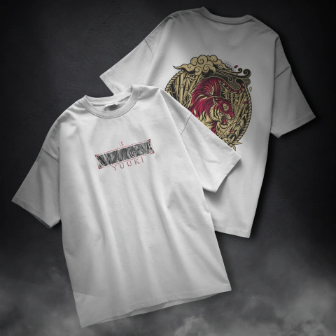 Oversized Tora: Strength - Estampa Frente e Costas - comprar online